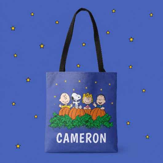 Peanuts | De Grote Pompoenenplek Tote Bag