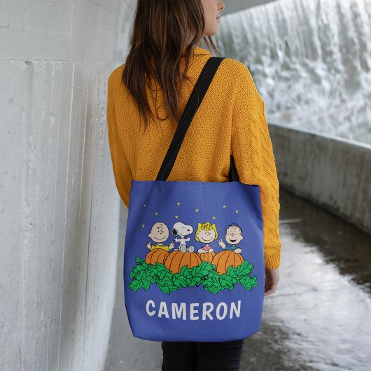 Peanuts | De Grote Pompoenenplek Tote Bag