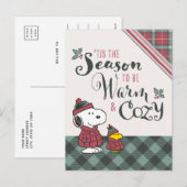 Peanuts | Dit is het seizoen om gezellig te zijn Briefkaart (Voorkant / Achterkant)
