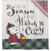 Peanuts | Dit is het seizoen om gezellig te zijn Douchegordijn (Voorkant)