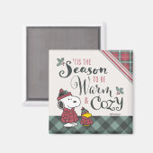 Peanuts | Dit is het seizoen om gezellig te zijn Magneet (Voorkant / Achterkant)