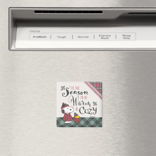 Peanuts | Dit is het seizoen om gezellig te zijn Magneet (Insitu (Vaatwasser))