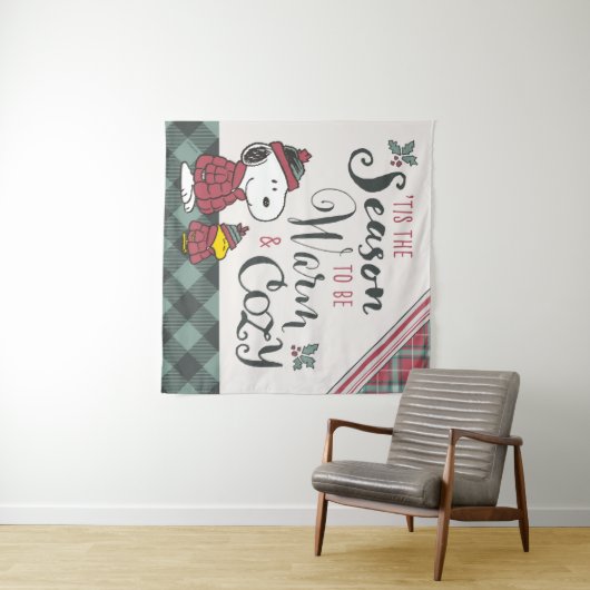 Peanuts | Dit is het seizoen om gezellig te zijn Wandkleed (In Situ (horizontaal))
