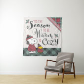 Peanuts | Dit is het seizoen om gezellig te zijn Wandkleed (In situ)