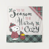 Peanuts | Dit is het seizoen om gezellig te zijn Wandkleed (Voorkant)