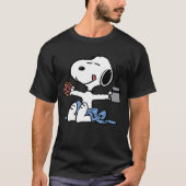 Peanuts Donut Coffee Snoopy T-shirt (Voorkant)