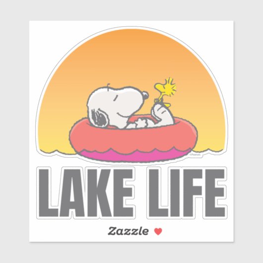 Peanuts | Drijvende binnenband Sticker (Vel)