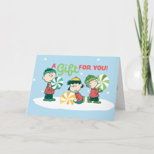 Peanuts Een Cadeau Voor Jou Feestdagen Kaart