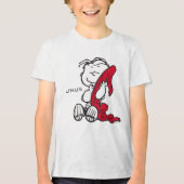 Peanuts | Een linus glimlach Tri-Blend Shirt (Voorkant)