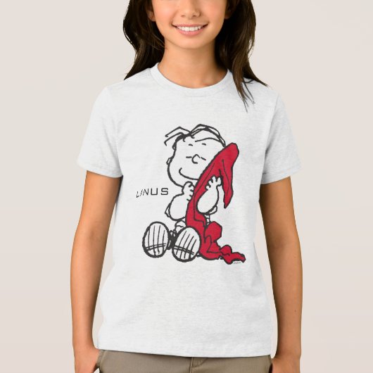 Peanuts | Een linus glimlach Tri-Blend Shirt (Voorkant)