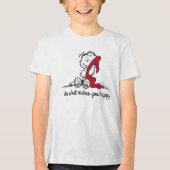 Peanuts | Een linus glimlach Tri-Blend Shirt (Voorkant)