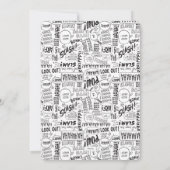 Peanuts | eenvoudig Snoopy Baby shower Kaart (Achterkant)