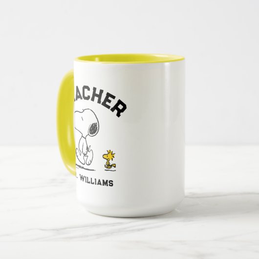 Peanuts Est. 1950 | Snoopy & Woodstock Docent Mok (Voorkant links)