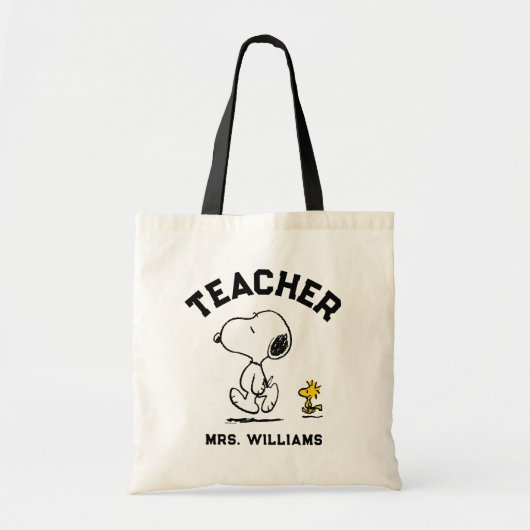 Peanuts Est. 1950 | Snoopy & Woodstock Docent Tote Bag (Voorkant)