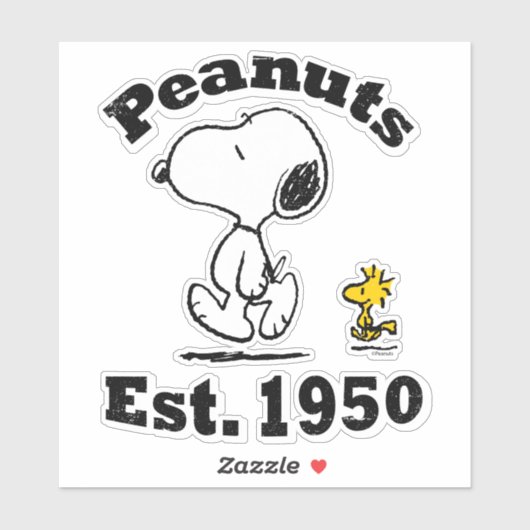 Peanuts Est. 1950 Sticker (Vel)