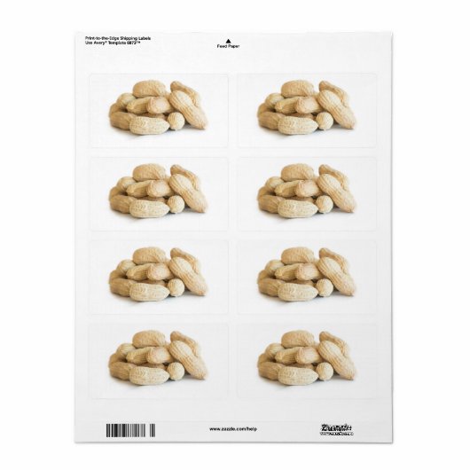 Peanuts Etiket (Full Sheet)