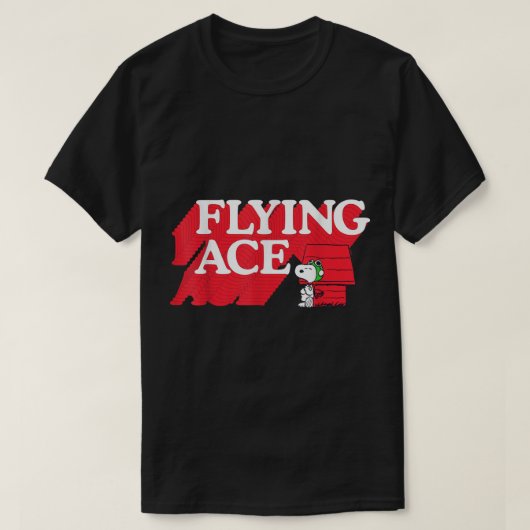 Peanuts Flying Ace T-shirt (Design voorkant)