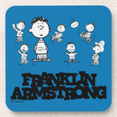 Peanuts | Franklin Armstrong Bier Onderzetter (Voorkant)
