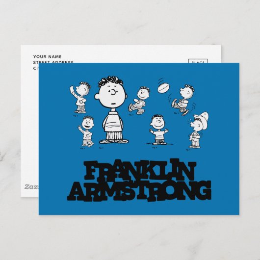 Peanuts | Franklin Armstrong Briefkaart (Voorkant / Achterkant)