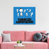 Peanuts | Franklin Armstrong Canvas Afdruk (Insitu (Woonkamer))