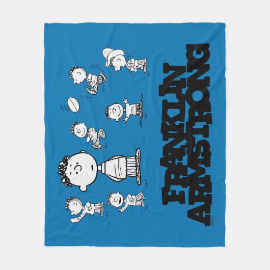 Peanuts | Franklin Armstrong Fleece Deken (Voorkant)