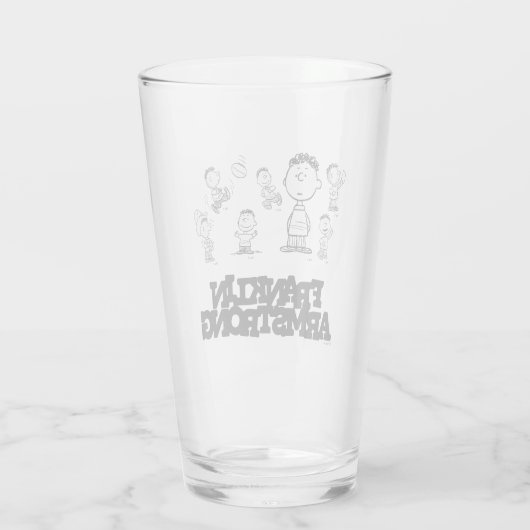 Peanuts | Franklin Armstrong Glas (Achterkant)