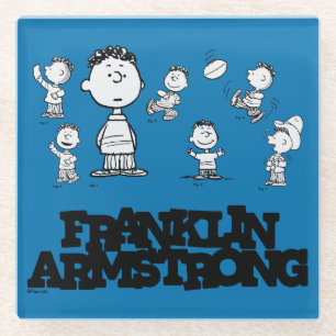 Peanuts   Franklin Armstrong Glazen Onderzetter