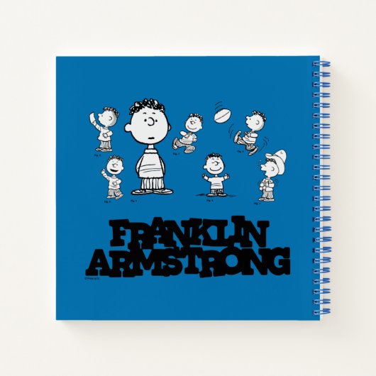 Peanuts | Franklin Armstrong Notitieboek (Achterkant)