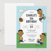 Peanuts | Franklin Boys Birthday Kaart (Voorkant / Achterkant)