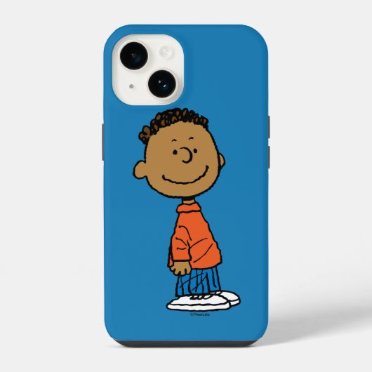 Peanuts | Franklin Glimlach iPhone Hoesje (Achterkant)