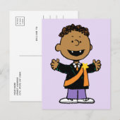 Peanuts | Franklin Halloween Vampier Briefkaart (Voorkant / Achterkant)