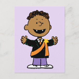 Peanuts   Franklin Halloween Vampier Briefkaart