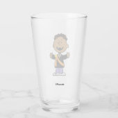 Peanuts | Franklin Halloween Vampier Glas (Achterkant)