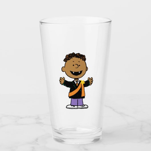 Peanuts | Franklin Halloween Vampier Glas (Voorkant)