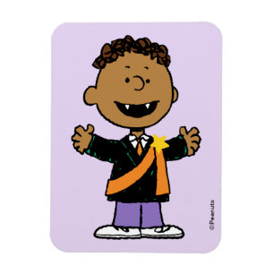 Peanuts Franklin Halloween Vampier Magneet