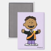 Peanuts | Franklin Halloween Vampier Magneet (Voorkant / Achterkant)