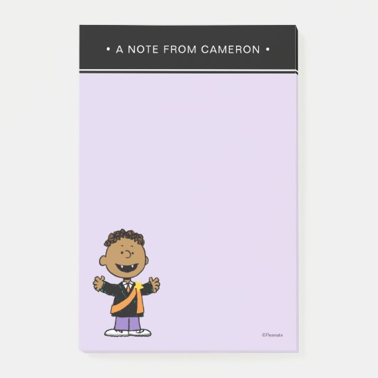 Peanuts | Franklin Halloween Vampier Post-it® Notes (Voorkant)