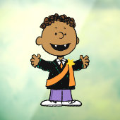 Peanuts | Franklin Halloween Vampier Raamsticker (Vel 3)