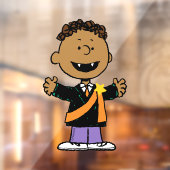 Peanuts | Franklin Halloween Vampier Raamsticker (Vel 2)