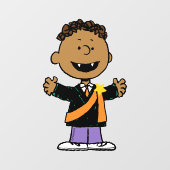 Peanuts | Franklin Halloween Vampier Raamsticker (Vel)