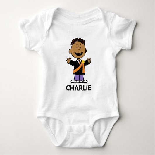 Peanuts | Franklin Halloween Vampier Romper (Voorkant)
