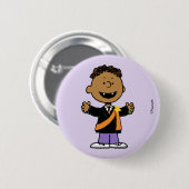 Peanuts | Franklin Halloween Vampier Ronde Button 5,7 Cm (Voorkant /achterkant)