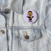 Peanuts | Franklin Halloween Vampier Ronde Button 5,7 Cm (In situ)
