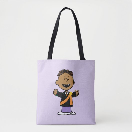 Peanuts | Franklin Halloween Vampier Tote Bag (Voorkant)