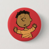 Peanuts | Franklin Look Ronde Button 5,7 Cm (Voorkant)