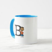 Peanuts | Franklin Monogram B Mok (Voorkant links)