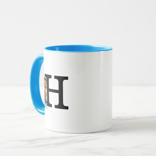 Peanuts | Franklin Monogram H Mok (Voorkant links)