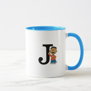 Peanuts Franklin Monogram J Mok