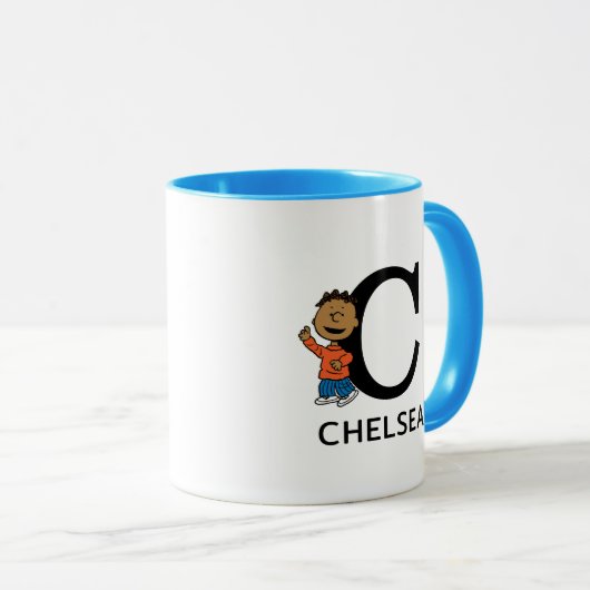 Peanuts | Franklin Naam & Monogram C Mok (Voorkant rechts)