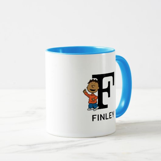 Peanuts | Franklin Naam & Monogram F Mok (Voorkant rechts)